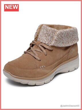 Suede Ankle Boots Hands Free Slip-ins Air-Cooled Memory Foam